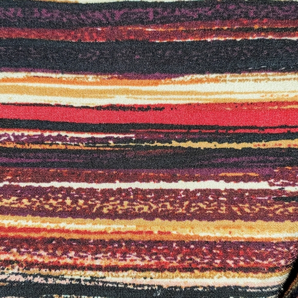 Liz Claiborne multicolor 2x cap sleeve top - Picture 3 of 7